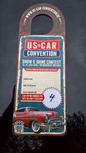 US Car Convention 2018 - Einhänger Rückseite